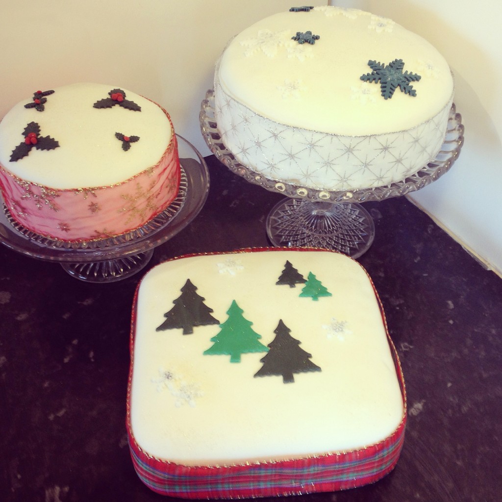 2014 Christmas cakes